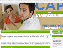 Tablet Screenshot of capsurlimmobilier.eu